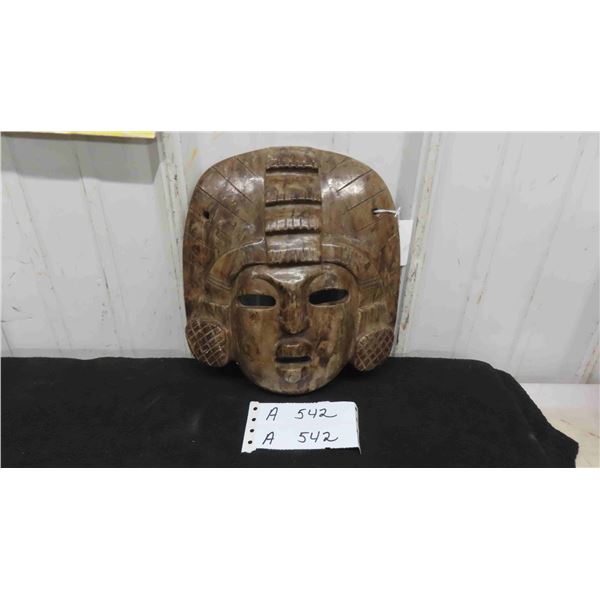 Onyx Central America Carved Stone Face