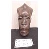 Image 1 : Ebony Carving Tribal Face 5 1/4'' x 4'' x 9''