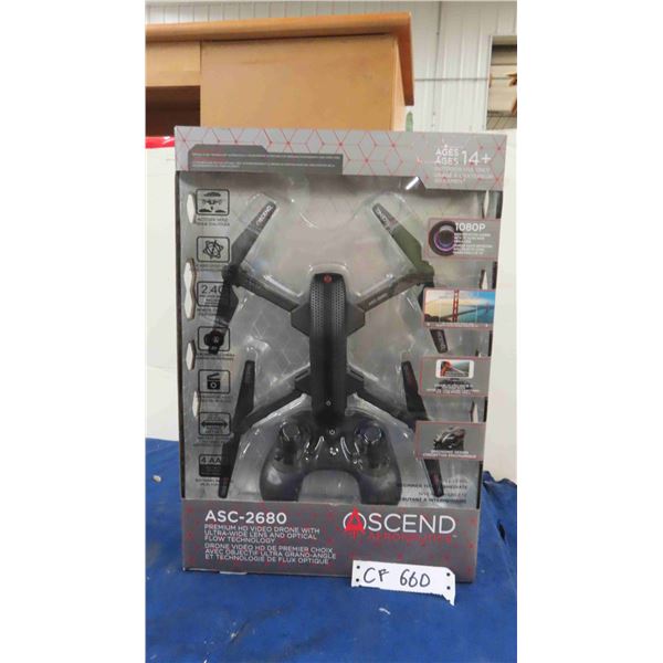 New Ascend Model ASC-2680 Premium HD Video Drone