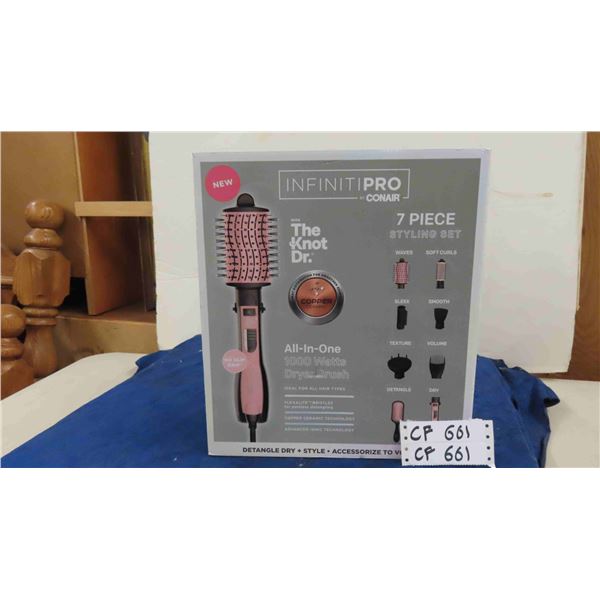 New Conair Infinity Pro 7 Piece Styling Set