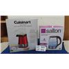 Image 1 : 2 New Kitchen Appliances - Cuisinart Hot Air Popcorn Maker, Salton Cordless 