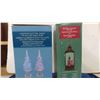 Image 5 : 2 New Christmas Decorations - 2 Lighted LED Glitter Trees , Holiday Lantern with 