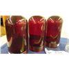 Image 2 : 5 Industrial Explosion Proof Light Covers - 3 Red Glass, 2 Clear