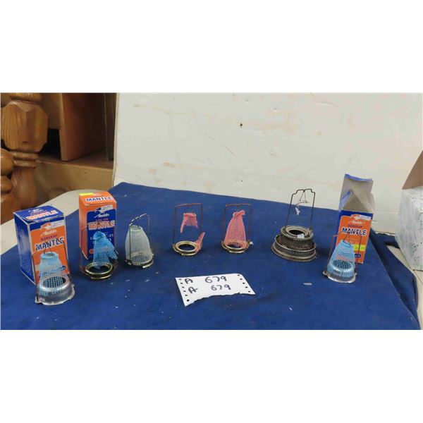 7 Mantles for Aladdin Lamps 3 Have Boxes - Some Good Condition, Some 