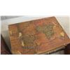 Image 5 : 2 Wood Jewelry Boxes 1 Has Cool Map Design, Wood Case