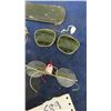 Image 6 : WW2 Binoculars , 4 Vintage Specs, 1 Case
