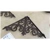 Image 3 : 2 Sets of Cast Ornate Shelf Brackets 10'' (4 in Total)