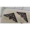 Image 4 : 2 Sets of Cast Ornate Shelf Brackets 10'' (4 in Total)
