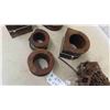 Image 5 : 19' of Old Drive Chain, 5 Wood Molds for Casting