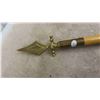 Image 2 : Masonic Ceremonial Spear with Brass Top 81'' Tall 