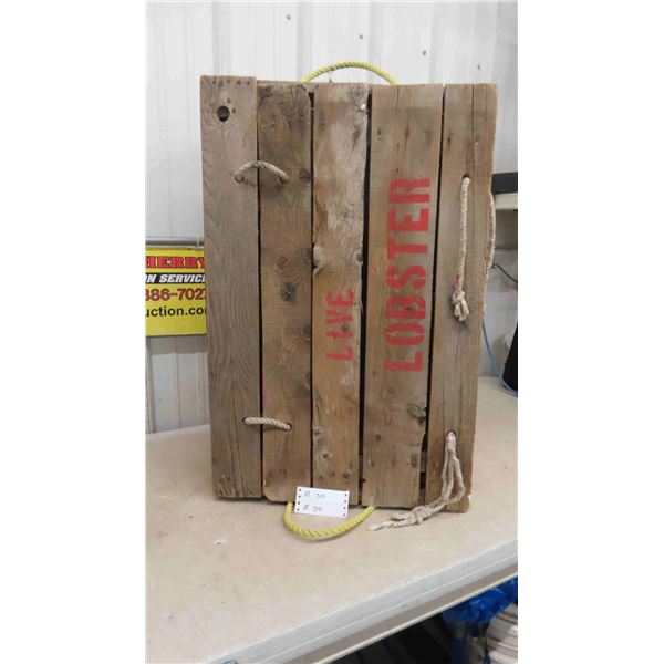 Wooden Live Lobster Crate 21'' x 32'' x 13''