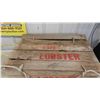 Image 4 : Wooden Live Lobster Crate 21'' x 32'' x 13''