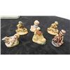 Image 4 : 25 Red Rose Tea People Figurines