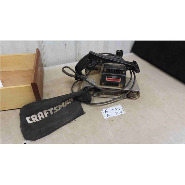Craftsman 4'' Electric Belt Sander -Works Good