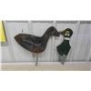 Image 2 : (2) 100 Year Old Folk Art Duck Decoys 15'' & 17''