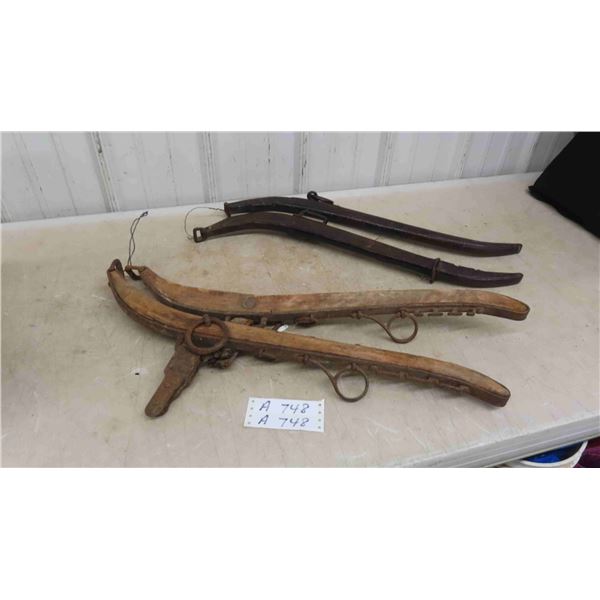 2 Sets of Vintage Horse Hames