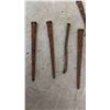 Image 2 : Forged Square Head Nails 5'' & 2 1/2'' 