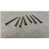 Image 4 : Forged Square Head Nails 5'' & 2 1/2'' 