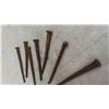 Image 5 : Forged Square Head Nails 5'' & 2 1/2'' 