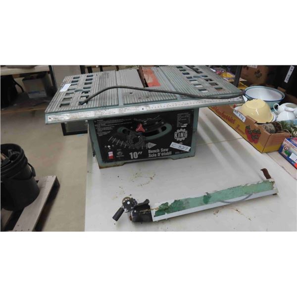King 10'' Table Saw