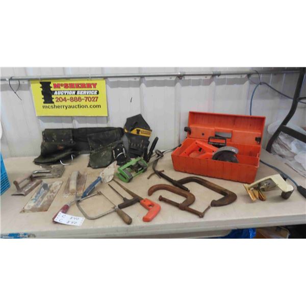 Tool Belt, Trowels, Clamps, Workwheel, Plus