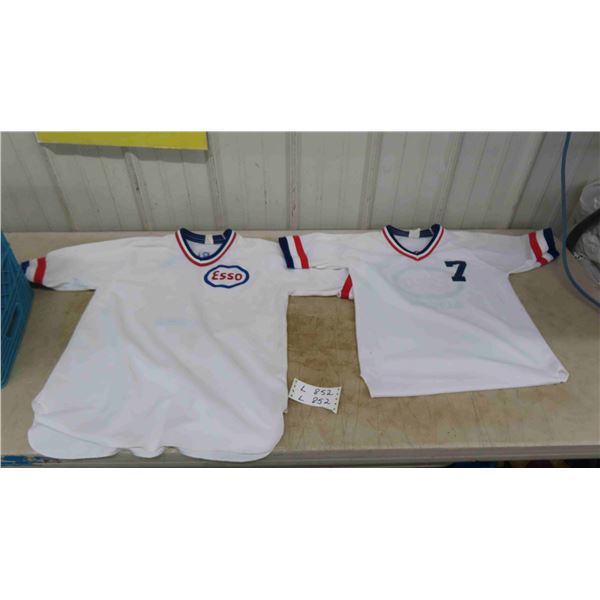 2 Altona Agri Supply Shirts with Esso Logo - Size Unknown