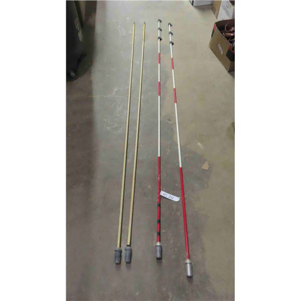 4 Golf Course Markers Approx. 85'' Tall