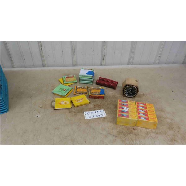 20 New Bosch Spark Plugs , Raider Speedometer, New Piston Rings