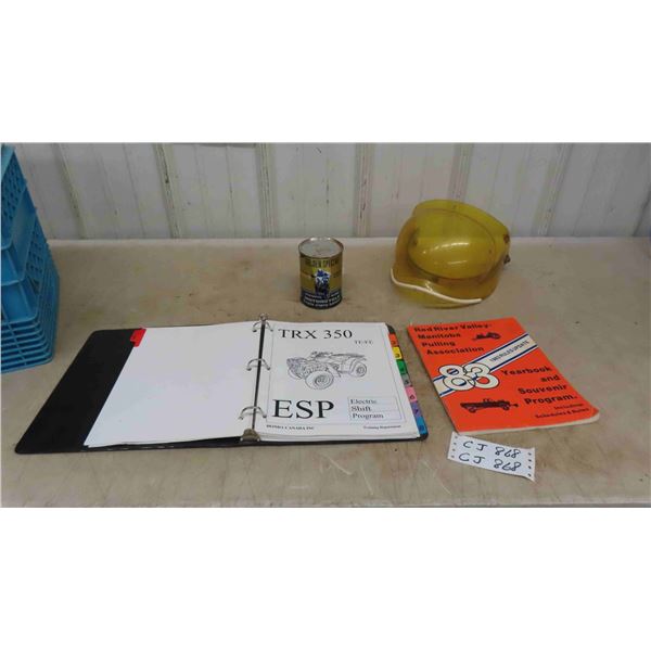 Golden Spectro 2 Cycle Motorcycle Engine Lube, Bike Bubble Visor, Red River