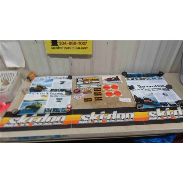 Snowmobile Package: Various Patches Including Skidoo and Polaris, 