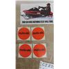 Image 3 : Snowmobile Package: Various Patches Including Skidoo and Polaris, 