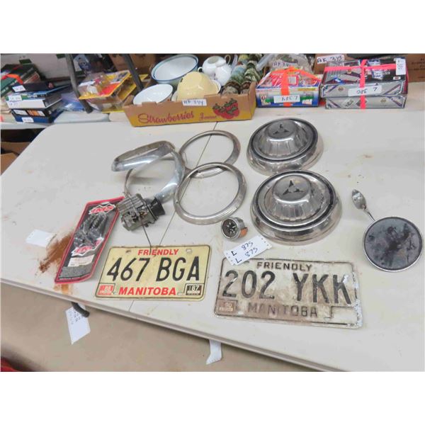 Hub Caps, License Plates, Chrome Bevel, Yamaha Foot Pegs, Plus