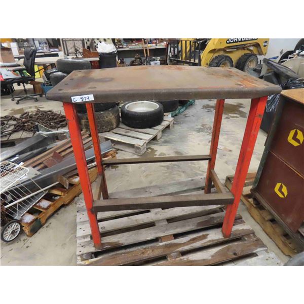 Steel Shop Bench 40'' x 21 1/2'' x 40''