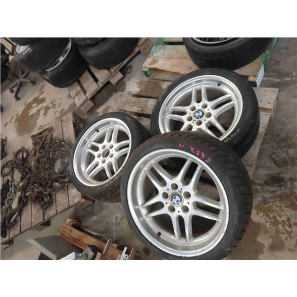 3 BMW Tires and Rims : 265/35ZR18 , 235/40SR18, 265/35ZR16