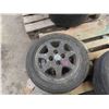 Image 10 : 4 Single Tires and Rims (Rims Have Value, Tires Not So Much) : Tire and Rim P205/