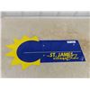 Image 1 : St James Village Metal Sign 29'' x Up To 14''
