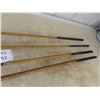 Image 4 : 4 Vintage Wood Handled Golf Clubs