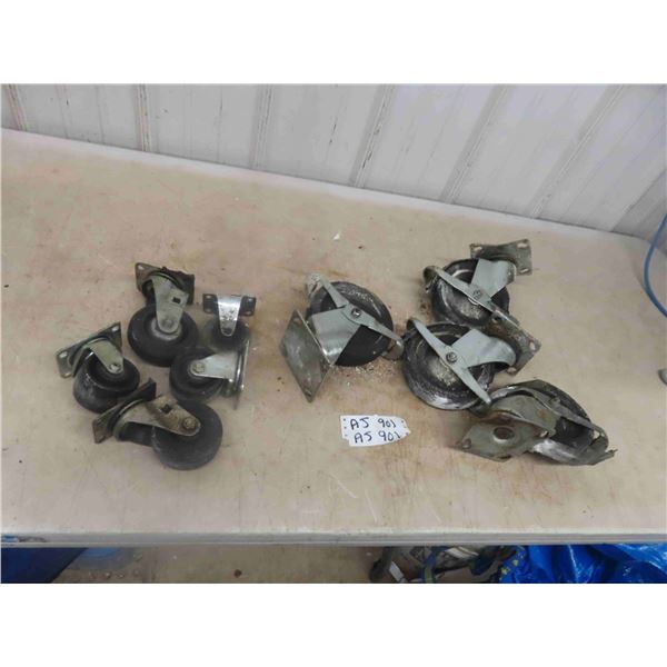 9 Casters ; Set of 4 , 5 Others