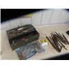 Image 1 : Metal Tool Box with Odds Hand Tools Files, Allen Keys, Plyers, Screw Drivers,