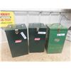 Image 1 : 3 Coleman Lantern Metal Containers - 2 Are New Old Stock Model 635 B 300 