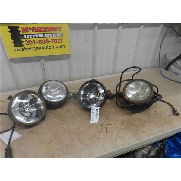 4 Spotlight Equipment Lights