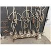 Image 14 : Old School Military Camp Electrical Service Panel with Meters, Timers, Switches, Volt/Amp 