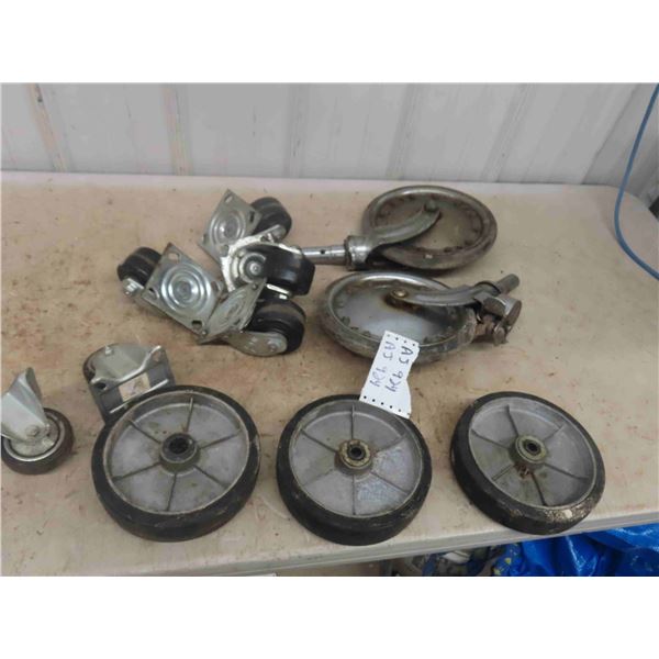 Casters: Set of 4, Set of 3, Set of 2
