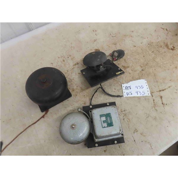 3 Alarm Bells Largest is 6'' Across