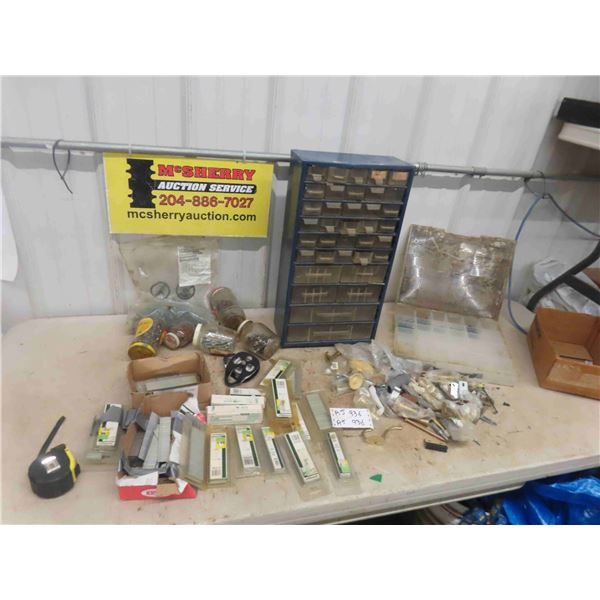 Organizer with Small Hardware, Screws, 18'' Gauge Finish Nails, Plus