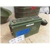 Image 10 : Army Helmet, 3 Army Helmet Liners, Military Food Container 16'' x 20'' x 9'', 