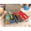 Image 4 : Pallet Lot of 18 Drawer Metal Organizer, Wood and Metal Parts Bins 23'' x 34''