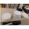 Image 17 : Pallet Lot of Restaurant Dishes, Cups, Trays, Pitchers, Cutlery, Vases, Utensilts,