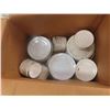 Image 18 : Pallet Lot of Restaurant Dishes, Cups, Trays, Pitchers, Cutlery, Vases, Utensilts,