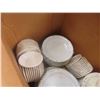 Image 20 : Pallet Lot of Restaurant Dishes, Cups, Trays, Pitchers, Cutlery, Vases, Utensilts,